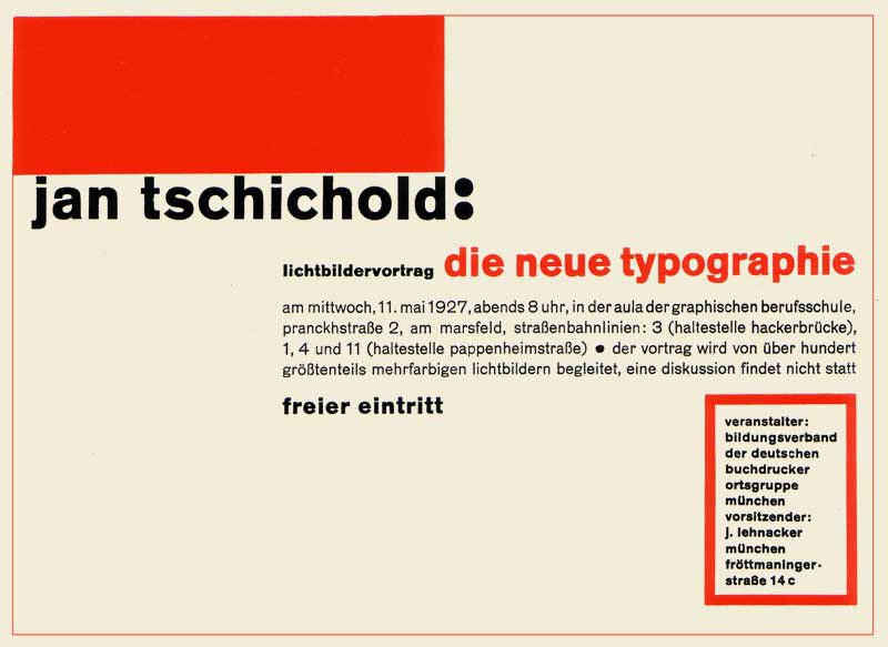 Jan Tschichold, el diseñador de las bases de la tipografía moderna