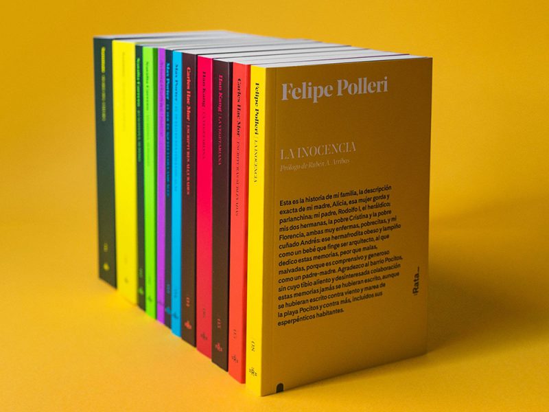 Rata, diseño editorial de Toormix darle la vuelta al clásico diseño de libros