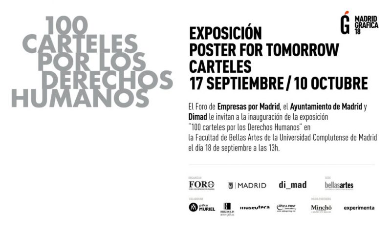 “¡Uno para todos, todos para uno!” una exposición de carteles que celebra el 70 aniversario de la Declaración Universal de los Derechos Humanos. 