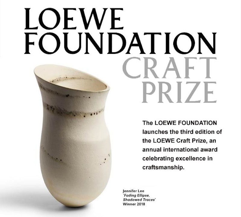 Tercera edición del Premio internacional Loewe Craft Prize
