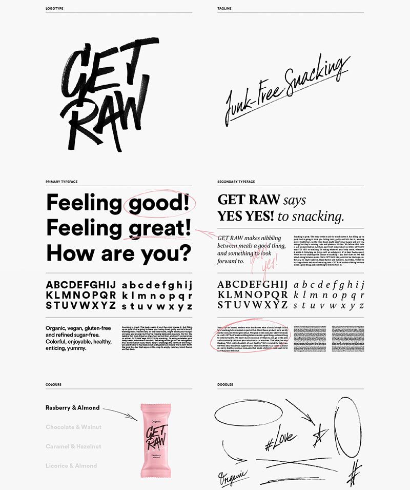 Get Raw renueva el gusto por lo saludable, en el rebranding realizado por Snask