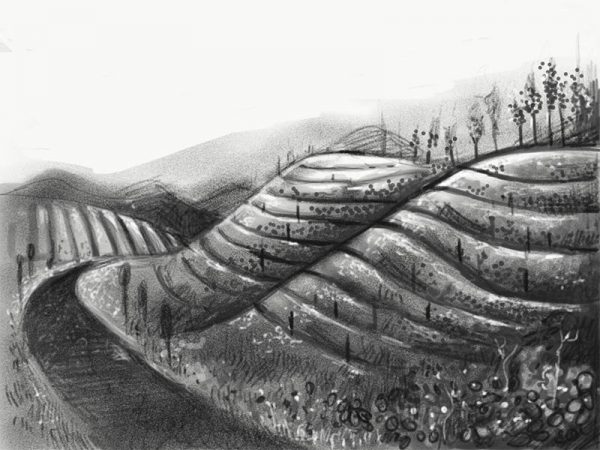 The Road Trip, paisajes de la India ilustrados por Krishnamani