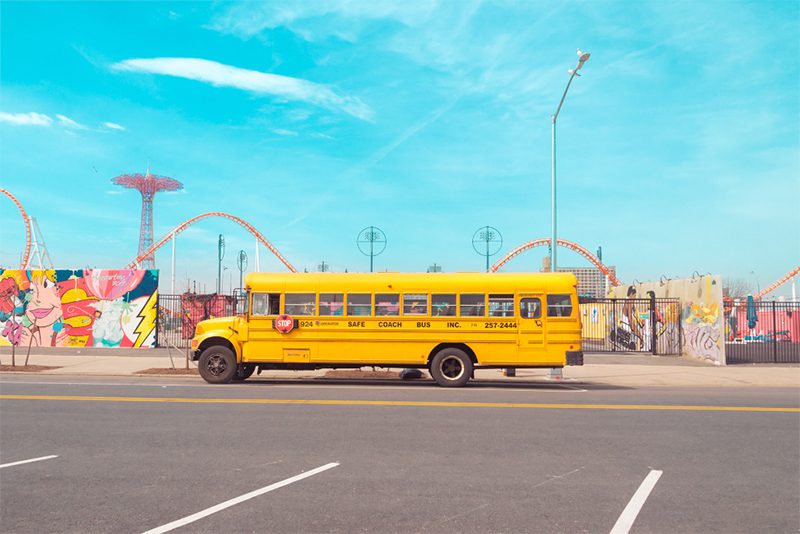 El azul de Coney Island tras el objetivo de Skander Khlif