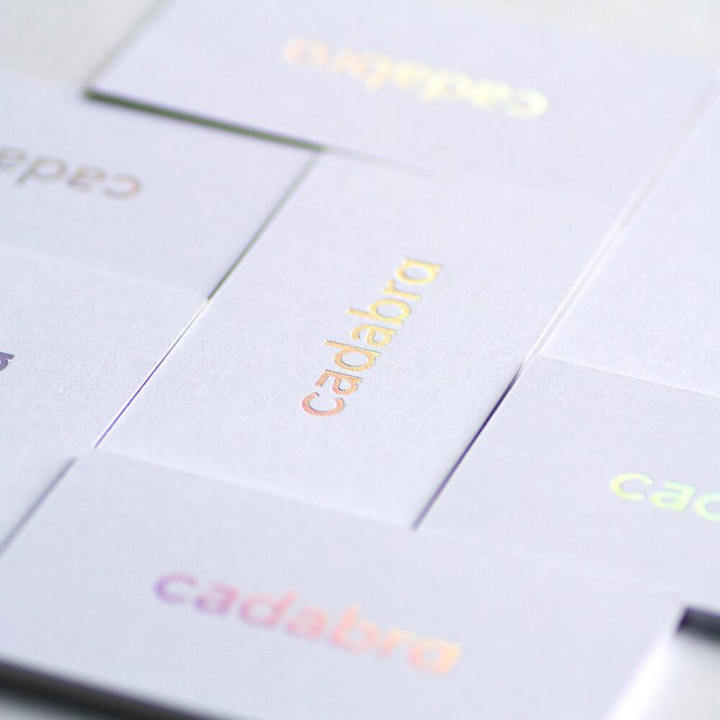 Cadabra. Diseño de identidad corporativa realizado por ByHaus