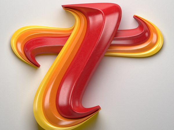 Ilustración digital 3D: las series tipográficas Muokkaa