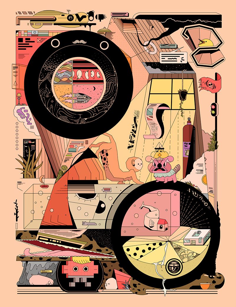 Ori Toor: ilustraciones llenas de surrealismo y color
