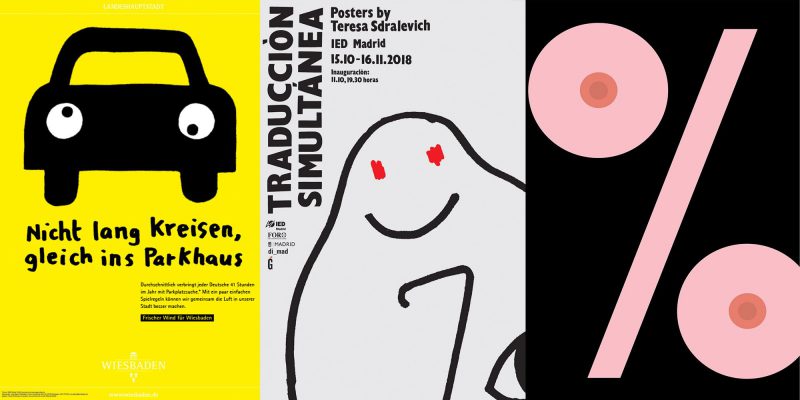 “Traducción simultánea. Posters by Teresa Sdralevich” una exposición en la que destaca la capacidad de interpretar que tienen los diseñadores gráficos. Disponible hasta el 23 de noviembre.