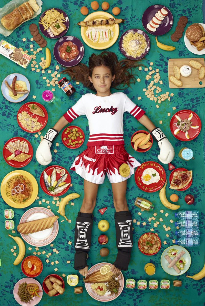 Daily Bread, serie fotográfica de Gregg Segal. Alimentación infantil
