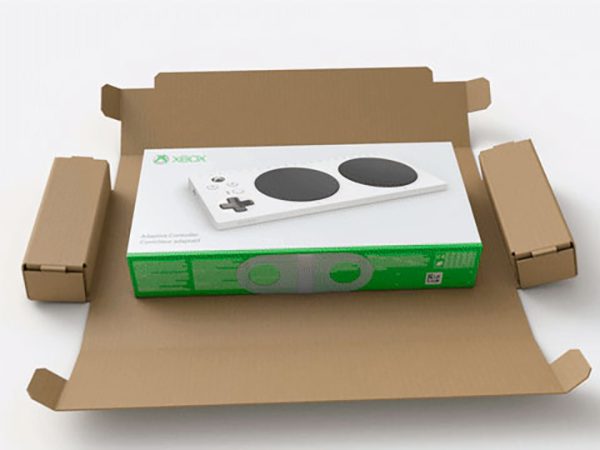 El packaging inclusivo de la Xbox Adaptative Controller. Microsoft apuesta fuerte