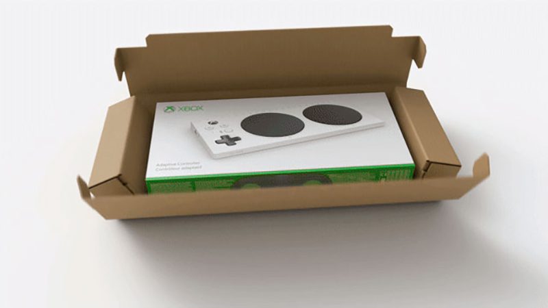 El packaging inclusivo de la Xbox Adaptative Controller. Microsoft apuesta fuerte