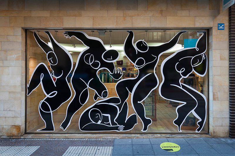 Lovisual vuelve a transformar las calles de Logroño en una galería de arte