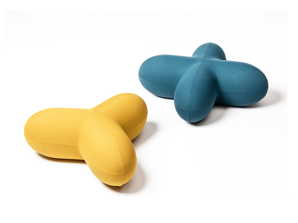 Chromosome X & Chromosome Y, los poufs de Denis Santachiara