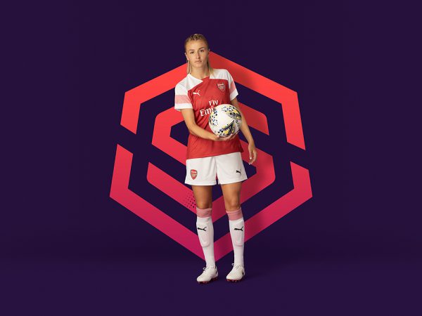 Nomad crea identidad de marca para las ligas del fútbol femenino inglés