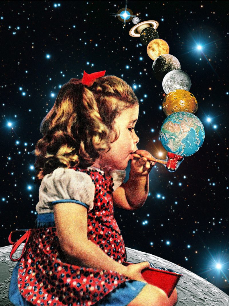 Los collages psicodélicos de Eugenia Loli. Al rescate de una técnica perdida