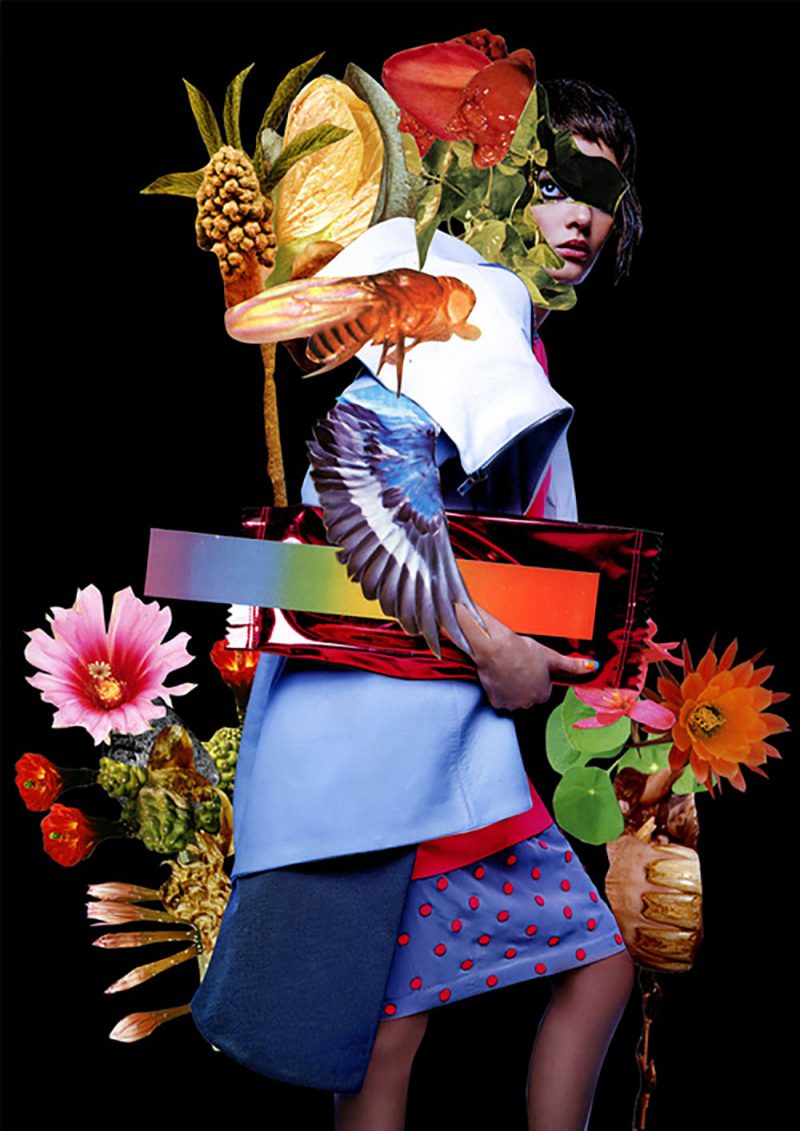 El collage de Ashkan Honarvar. Surrealismo iraní, diseño holandés