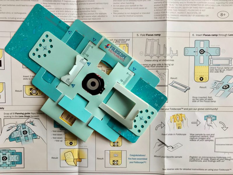 Foldscope, el microscopio de papel creado por Manu Prakash y Jim Cybulski 