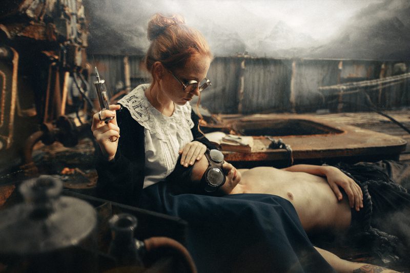 La fotografía de Dmitry Rogozhkin. Fotomanipulación rusa