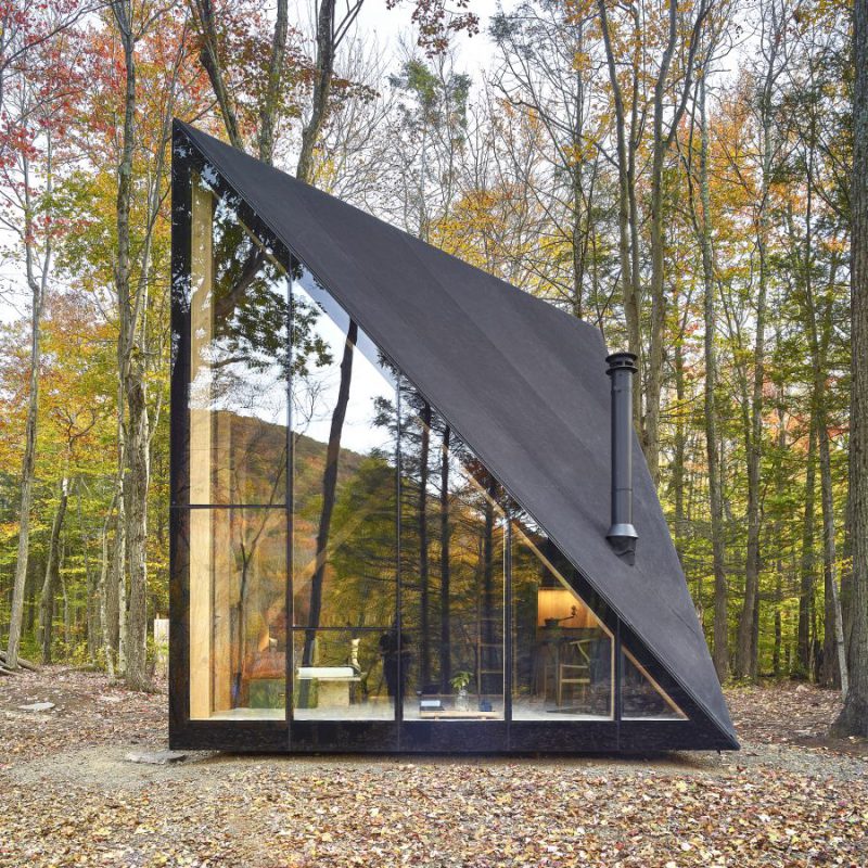 Las cabañas de alto standing de Big. Un refugio en los bosques de Nueva York