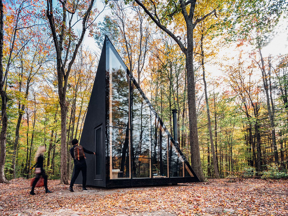 Las cabañas de alto standing de Big. Un refugio en los bosques de Nueva York