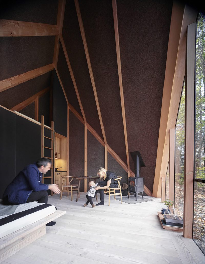 Las cabañas de alto standing de Big. Un refugio en los bosques de Nueva York