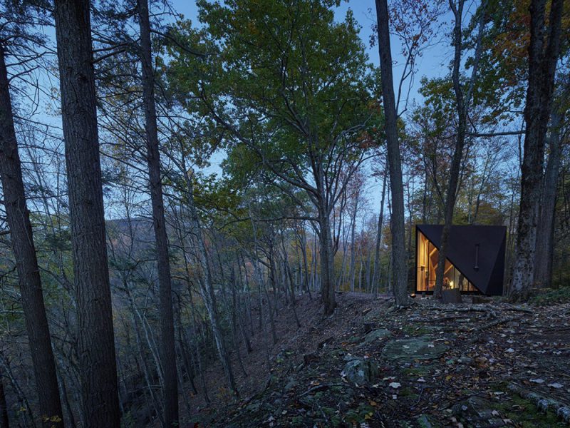 Las cabañas de alto standing de Big. Un refugio en los bosques de Nueva York