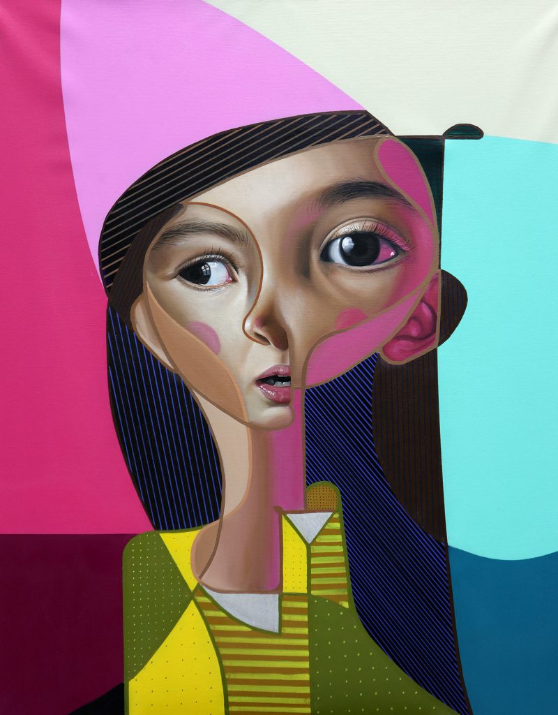 Postneocubismo, serie de pinturas de Belin: cuando el spray y el cubismo se encuentran