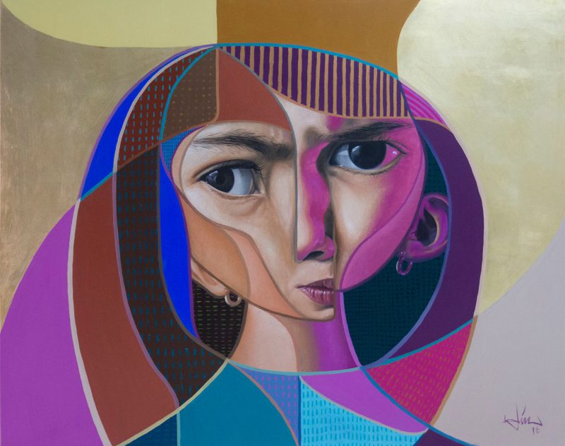 Postneocubismo, serie de pinturas de Belin: cuando el spray y el cubismo se encuentran