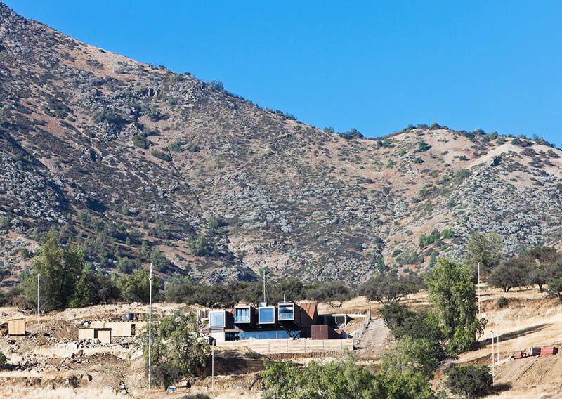 Casa Oruga. Simbiosis entre obra y paisaje, en la vivienda diseñada por Sebastián Irarrázaval