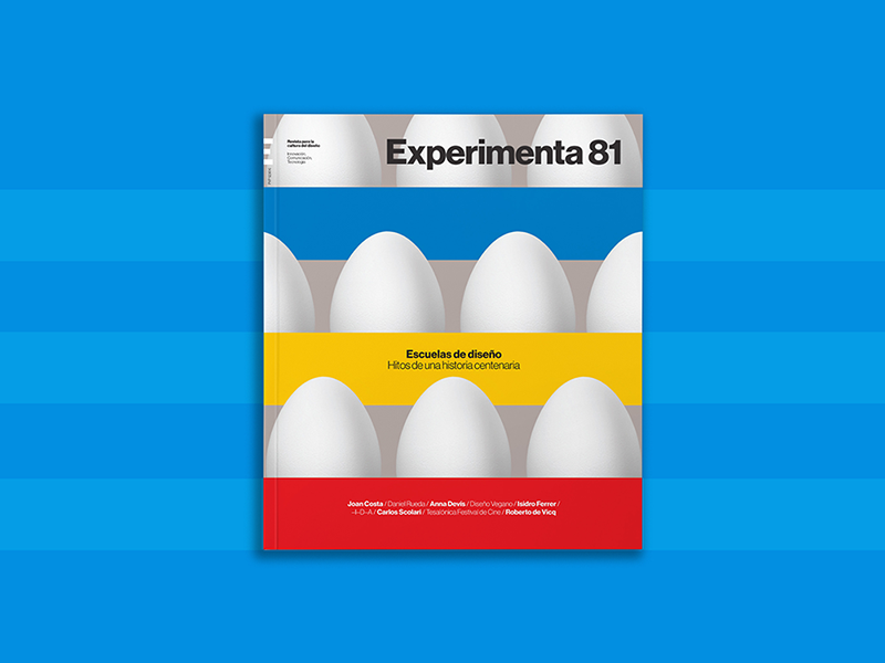 Experimenta presenta su número 81. Isidro Ferrer, Joan Costa, Carlos Scolari, Anna Devís…