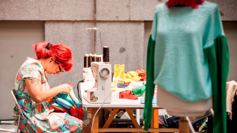 Maratón de reciclaje textil creativo en La Casa Encendida
