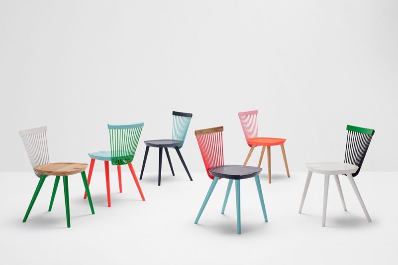 WW Chair, de Studio Makgill para Hayche. La reinterpretación de un éxito a través del color. © Hayche