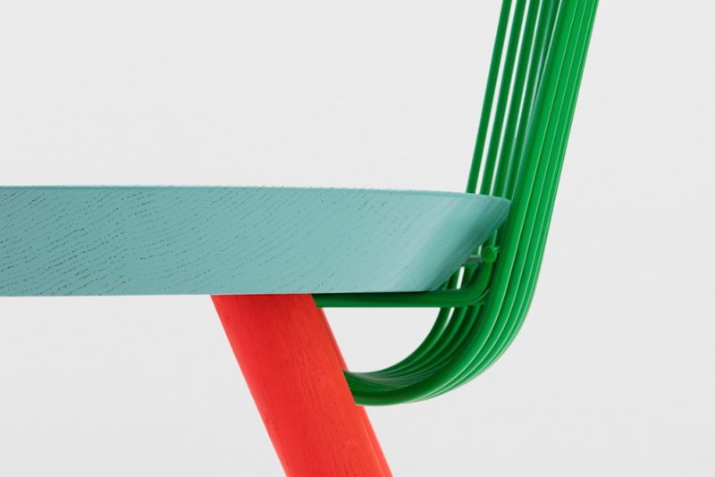 WW Chair, de Studio Makgill para Hayche. La reinterpretación de un éxito a través del color. © Hayche