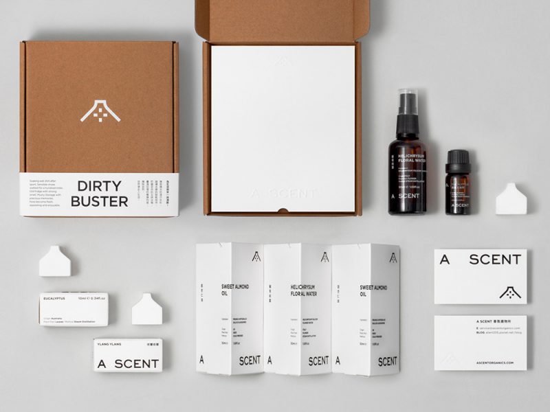 A Scent, branding de Nomo Creative. La arquitectura tradicional taiwanesa como fuente de inspiración