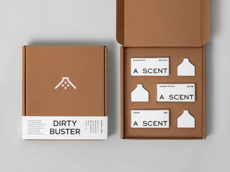 A Scent, branding de Nomo Creative. La arquitectura tradicional taiwanesa como fuente de inspiración