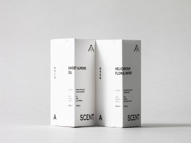 A Scent, branding de Nomo Creative. La arquitectura tradicional taiwanesa como fuente de inspiración