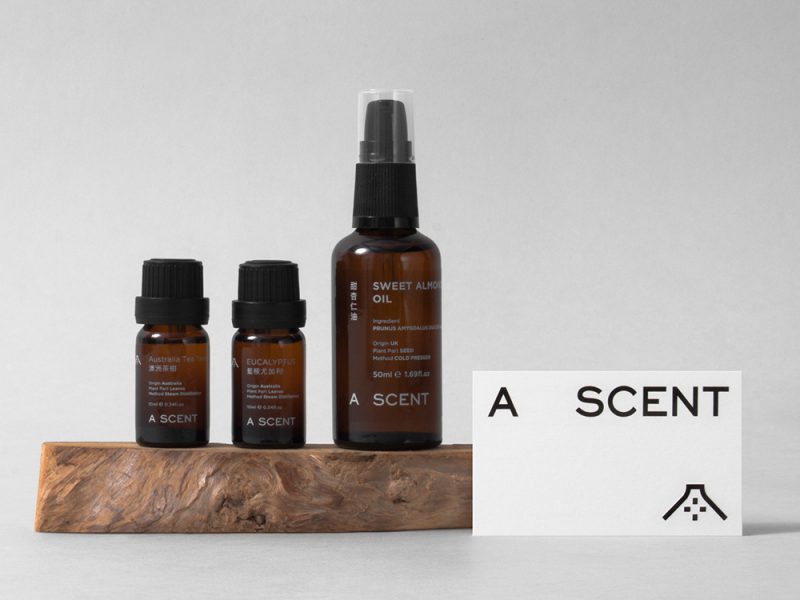 A Scent, branding de Nomo Creative. La arquitectura tradicional taiwanesa como fuente de inspiración