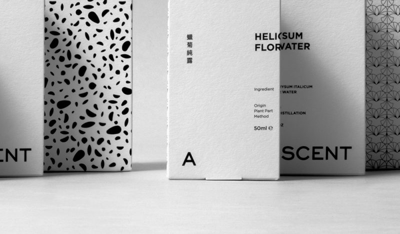 A Scent, branding de Nomo Creative. La arquitectura tradicional taiwanesa como fuente de inspiración