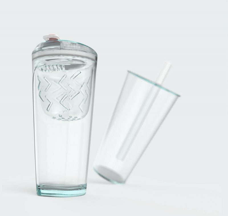 Float, el vaso de té ecológico de Mikey Wu y Fang Shih