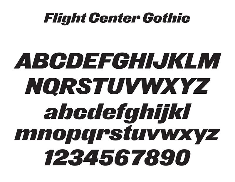 Flight Center Gothic. Pentagram reversiona la tipografía de Ero Saarinen para el Hotel TWA