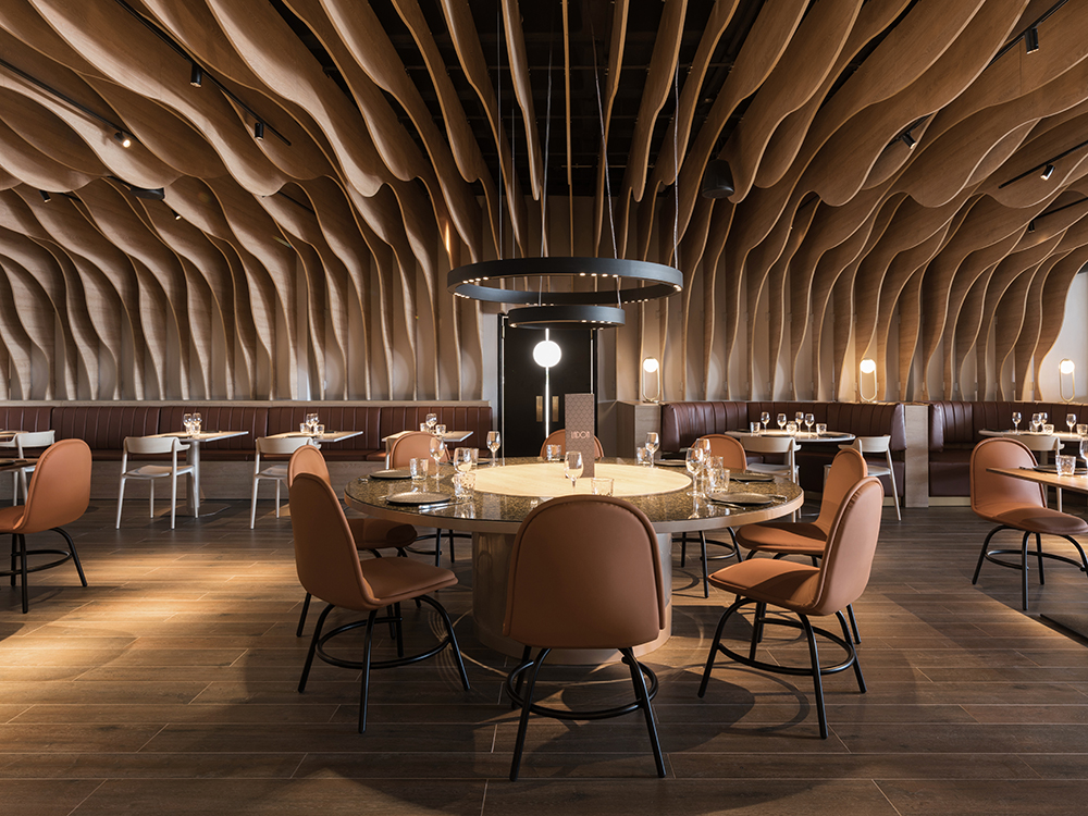Ladon, diseño de interior de estudi{H}ac. Un restaurante con alma de dragón en Tenerife