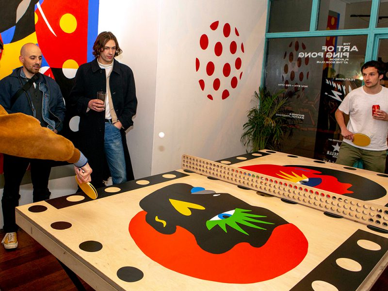 The Art of Ping Pong, celebrar la cultura del tenis de mesa