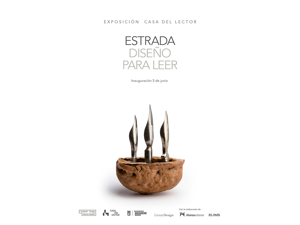 Manuel Estrada en La Casa del Lector: exposición en el diseño de portadas de libros