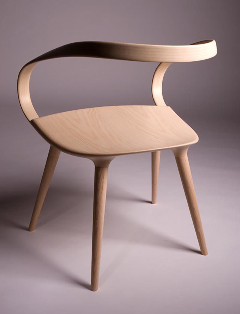 Velo Chair, la silla orgánica de Jan Waterston. Entre diseño y artesanía