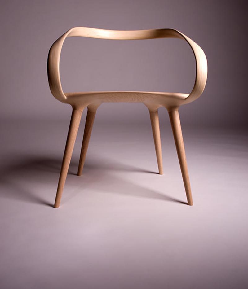 Velo Chair, la silla orgánica de Jan Waterston. Entre diseño y artesanía