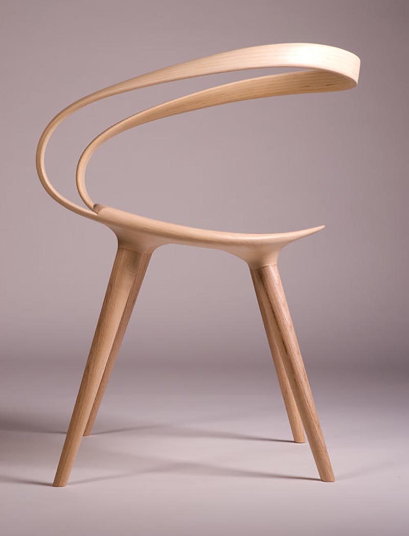 Velo Chair, la silla orgánica de Jan Waterston. Entre diseño y artesanía