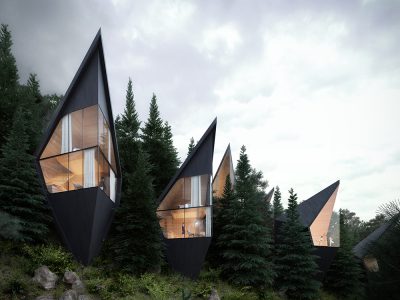 Tree Houses, el bosque y la arquitectura se integran en el proyecto turístico de Peter Pichler Architecture