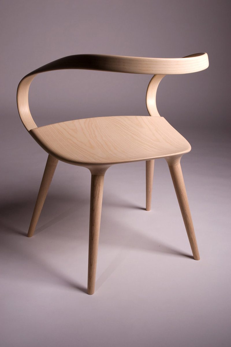 Velo Chair, la silla orgánica de Jan Waterston. Entre diseño y artesanía