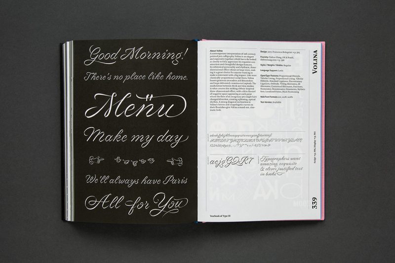 Yearbook of Type III, la guía analógica sobre tipografía digital