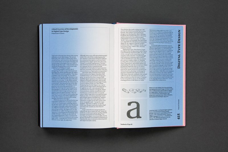 Yearbook of Type III, la guía analógica sobre tipografía digital