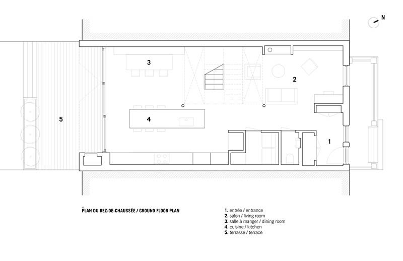 Residencia Dessier, la vivienda diseñada por el estudio de arquitectura _naturehumaine. Diálogo entre volúmenes y ángulos